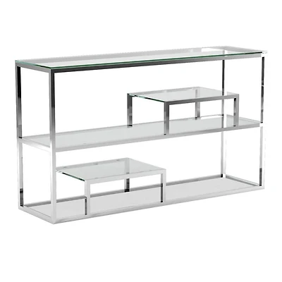 Console Home Gear Silver à 3 niveaux