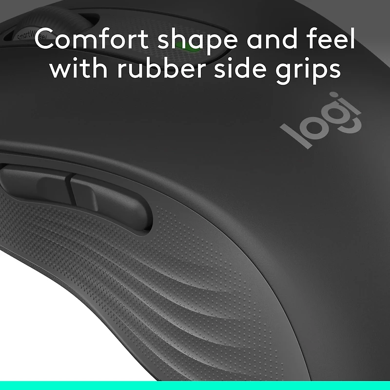 Logitech Signature M650 L Souris Sans Fil Grande Taille, Pour Mains Larges, Graphite