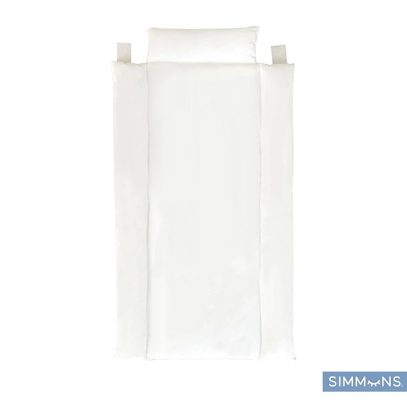 Simmons Tapis à Langer Portable Blanc