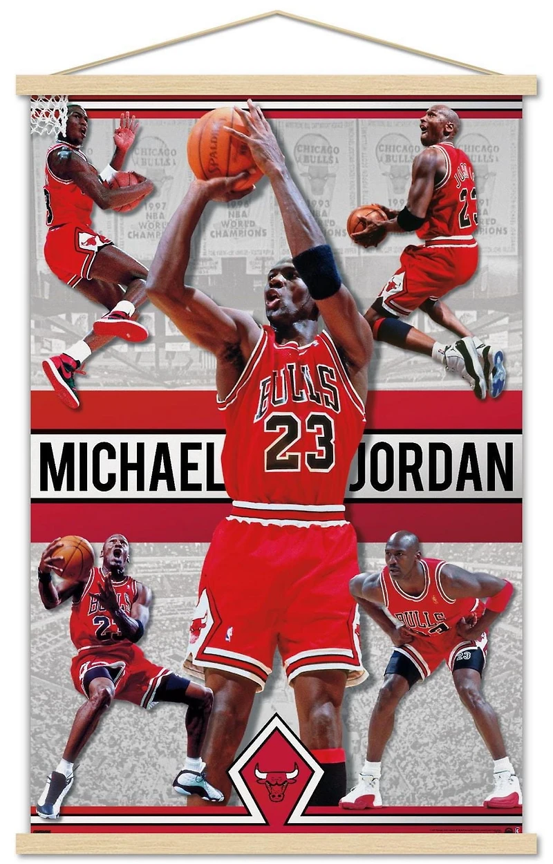 Michael Jordan - Collage Wall Poster, 22.375" x 34"