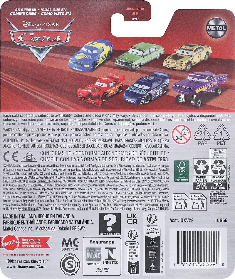 CARS-Not-Chuck-with-Cart-To-Die-Cast-Vehicle