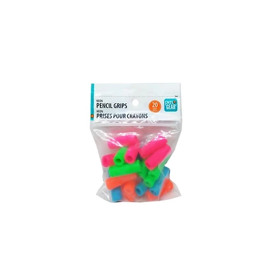Pen+Gear Pencil Grips, Assorted Neon Colors, 20 Count, PG Pencil Grips 20CT