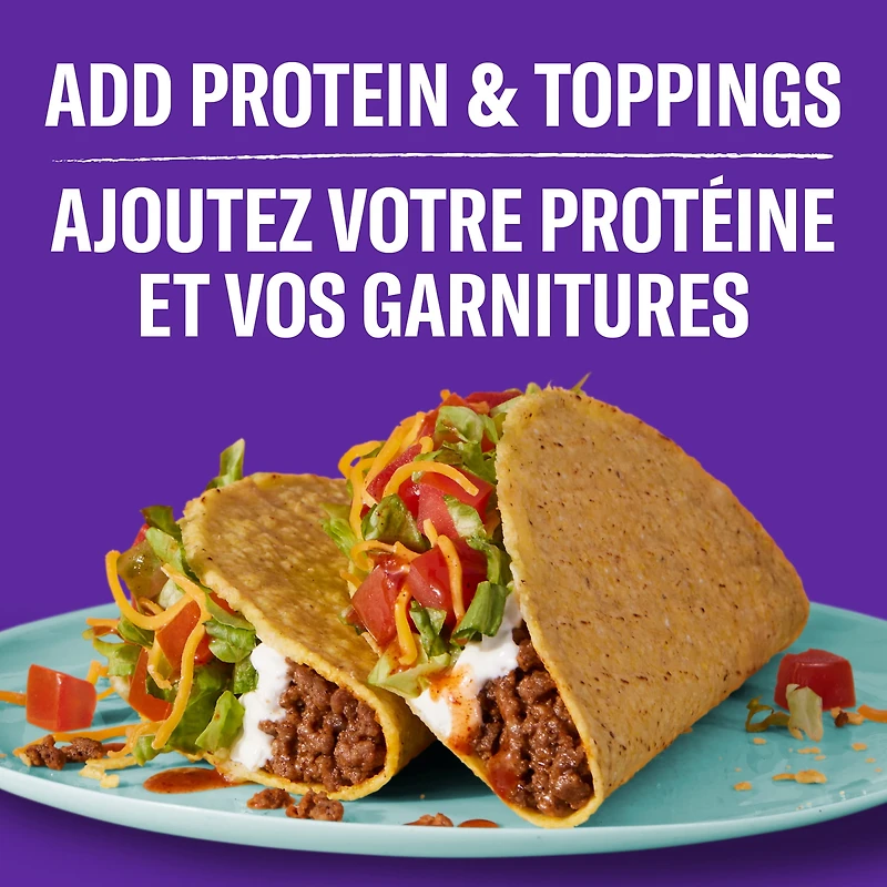 Taco Bell Crunchy Taco Cravings Kit, 260 g Box, TB CRUNCHY TACO KIT