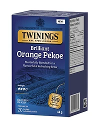 Twinings Thé Orange Pekoe Étincelant 20s 20 sachets de thé