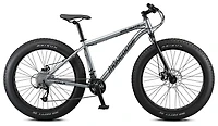Mongoose Dolomite ALX fat tire mountain bike, 16 speeds, medium frame, grey