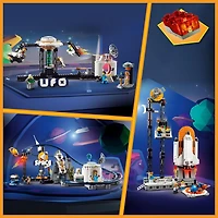 LEGO Creator Space Roller Coaster 31142 3 in 1 Building Toy Set, Includes Drop Tower, Carousel and 5 Minifigures, Rebuildable Amusement Park for Kids, Build and Be Inspired by LEGO Masters