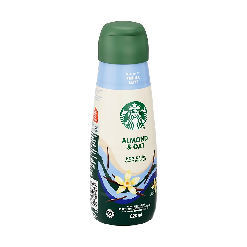 Starbucks Non-dairy Vanilla Coffee Enhancer, Blend of Almond & Oat, Vegan