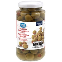 Great Value Stuffed Manzanilla Olives with Pimento Paste