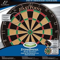 EastPoint Sports Stonebridge Bristle Dartboard, 1 official size dartboard