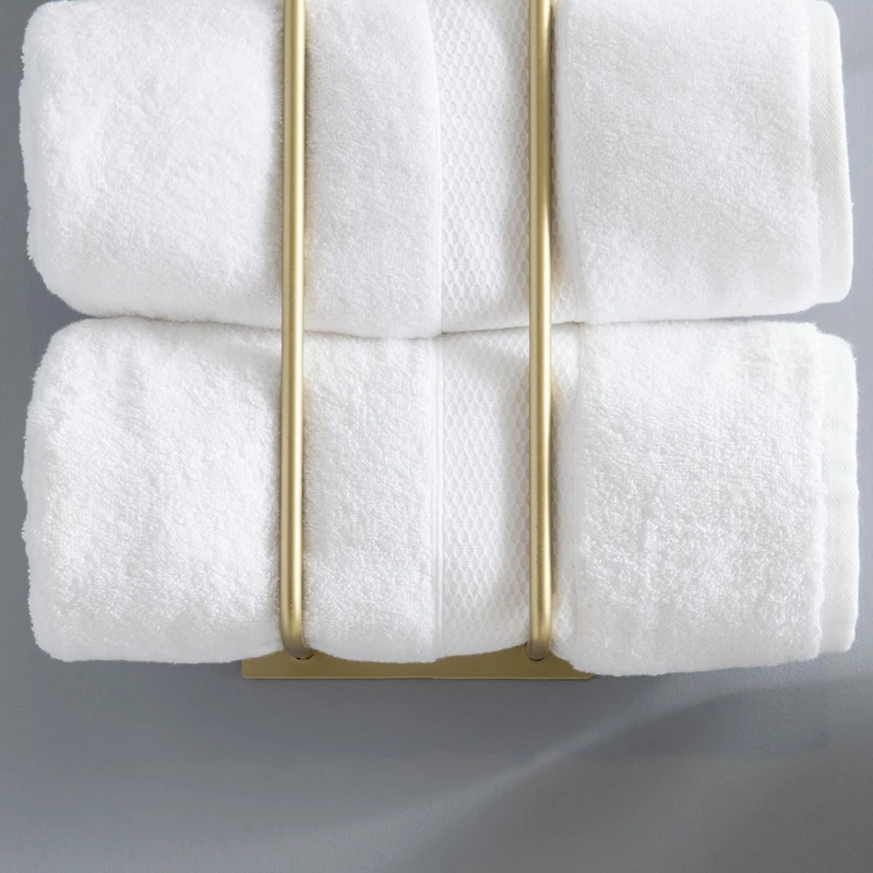 Cody Metal Towel Rack, Gold (2 Pack)