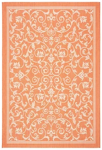 SAFAVIEH Courtyard Nanda Floral Outdoor Area Rug