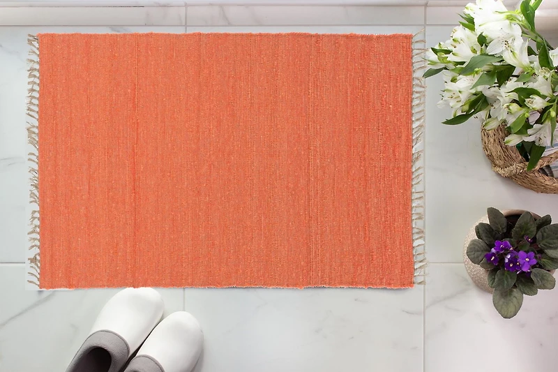 Verginia Berber Coral 1 ft. 10 in. x 2 ft. 10 in. Accent Rug