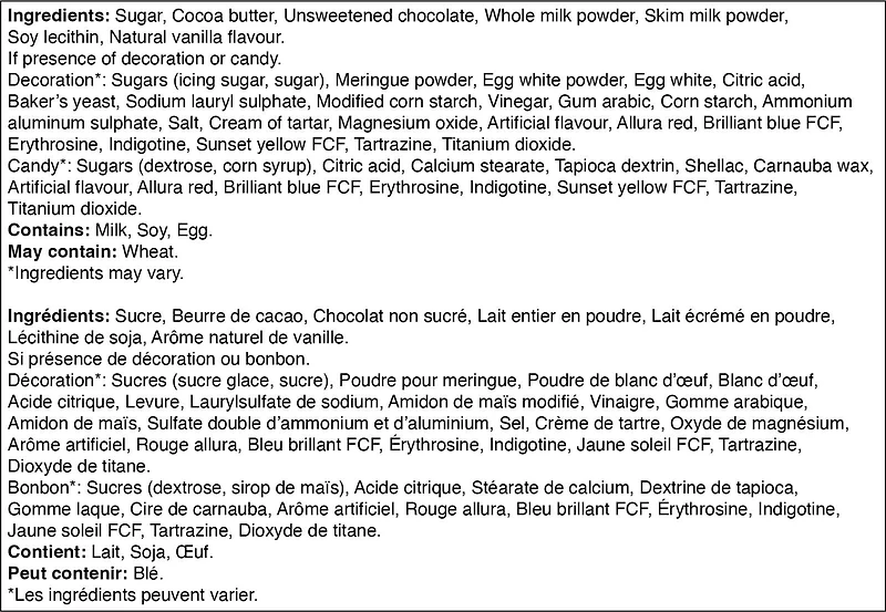 Veritable Chocolat au Lait " Gardien De But Hockey"