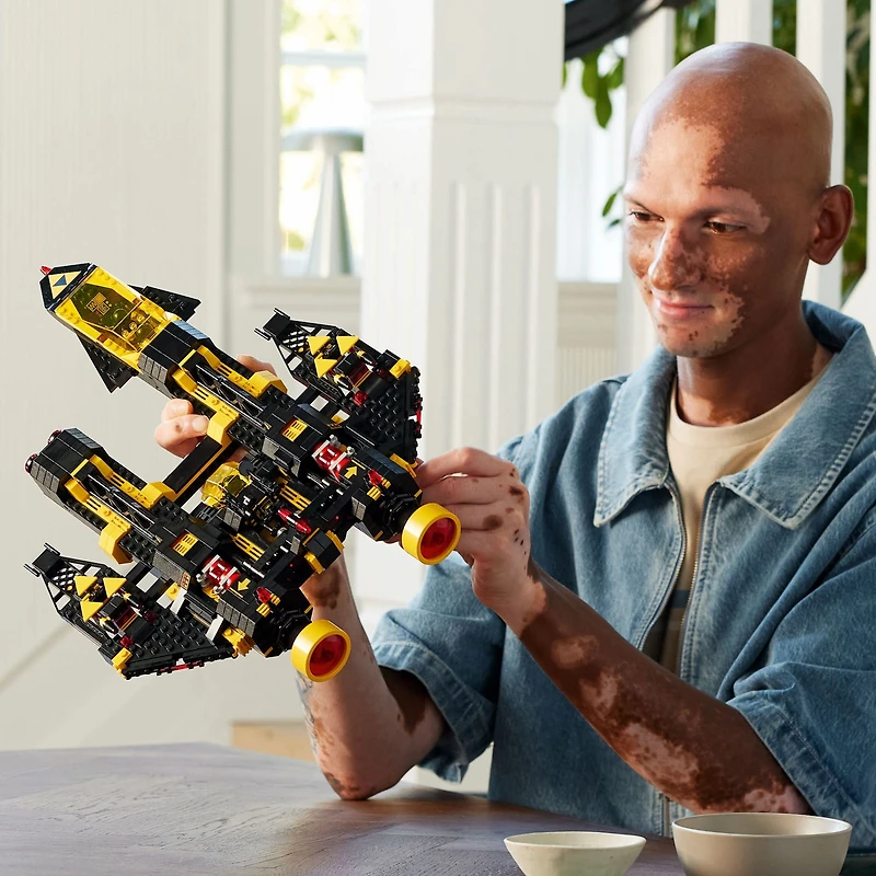 LEGO Icons Blacktron Renegade - DIY Kit for Adults 18+ - Building Blocks for Men and Women -Collectible Set for Adult Fans - Reimagine the Iconic 1980s Spaceship - 10355