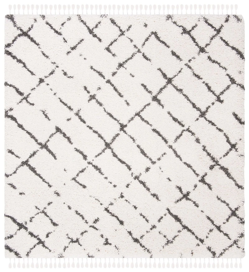 Safavieh Moroccan Fringe Dorian Geometric Shag Area Rug