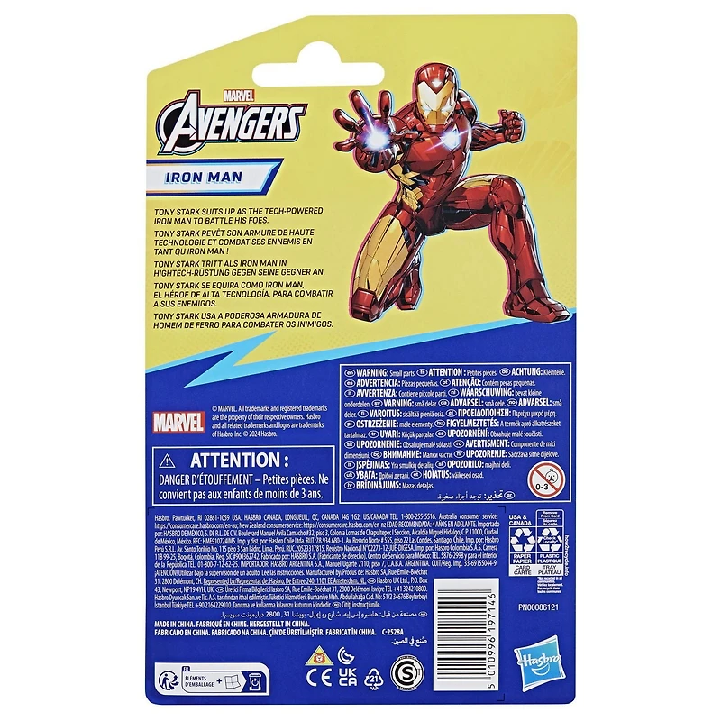 Marvel Avengers Epic Hero Series Iron Man 4" Action Figure for Kids 4+