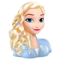 Tête de Coiffure d'Elsa de La Reine Des Neiges 2 Disney (14 éléments)