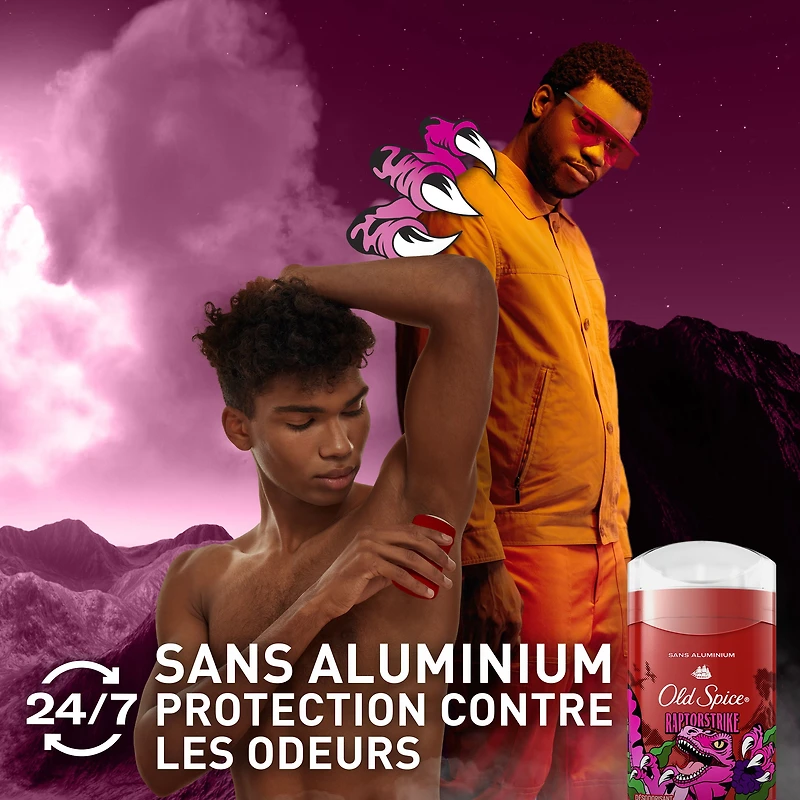 Old Spice Aluminum Free Deodorant for Men, Raptorstrike, 48 Hr. Protection, 85G