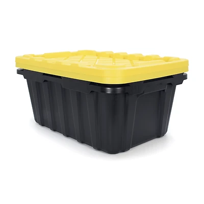 Tuff StoreTM 70L (18.5 gal.), Heavy Duty - Safety Yellow & Carbon Black