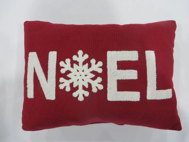 Holiday Time Décor Cushion 18x13 inch NOEL KNIT LUMBAR CUSHION