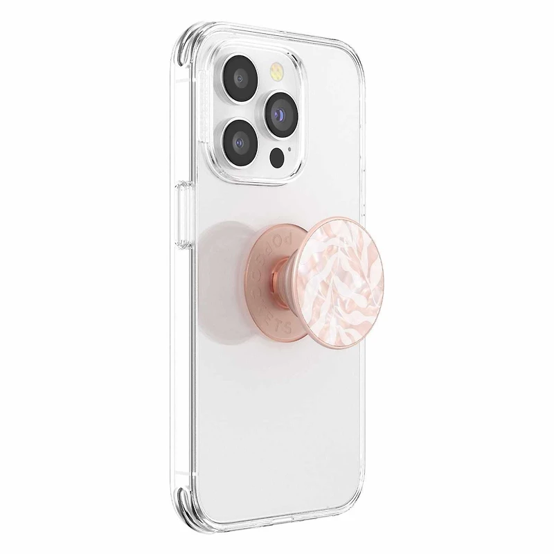 PopSockets PopGrip Acetate Serenity Magnétique | Support de Téléphone | Interchangeable, Compatible avec la Recharge Sans Fil