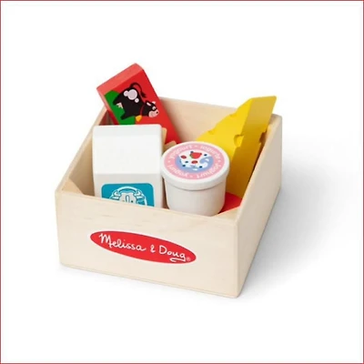 Melissa & Doug Wooden Food Groups Play Set - Dairy