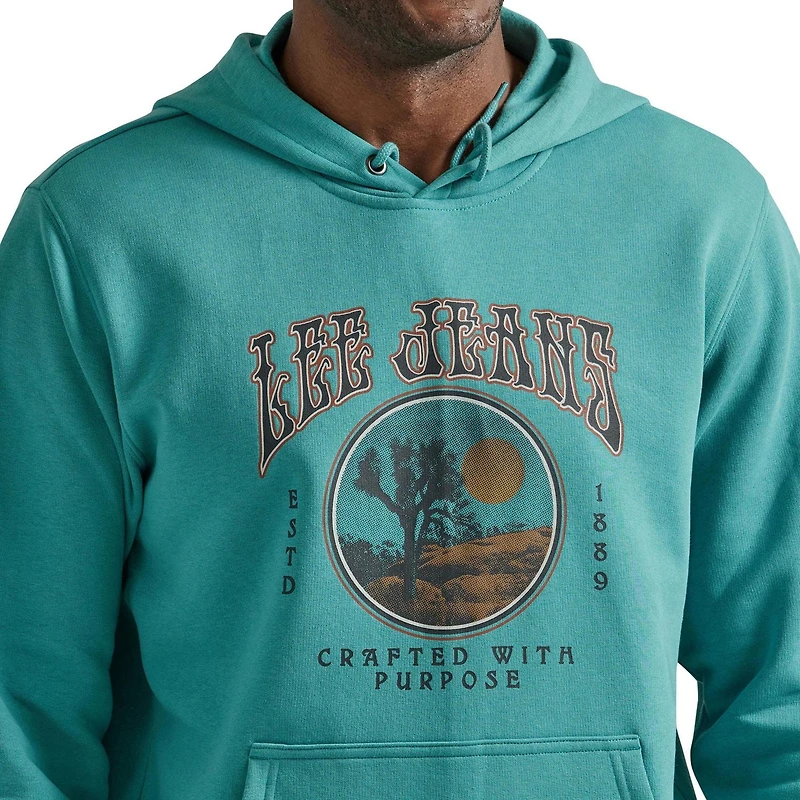 Lee Men's Graphic Hooded Sweatshirt