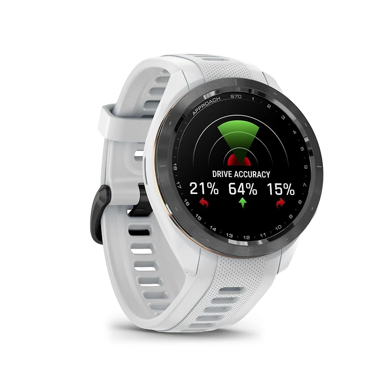 Garmin Approach® S70 1.2-in AMOLED Display Premium GPS Golfing Smartwatch - 42-mm