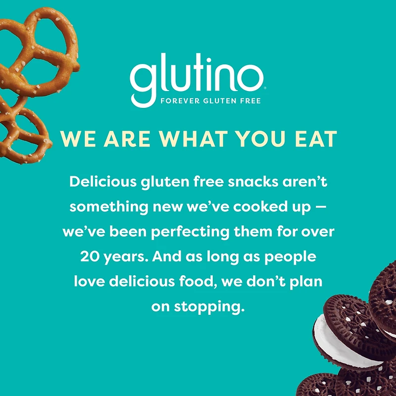 Glutino Gluten Free Covered Pretzels – Yogurt Flavour - No Artificial Colours or Flavours - No Egg Ingredients - Non-GMO Project Certified and Kosher - Certified Yogurt Flavoured Pretzels - 156 g