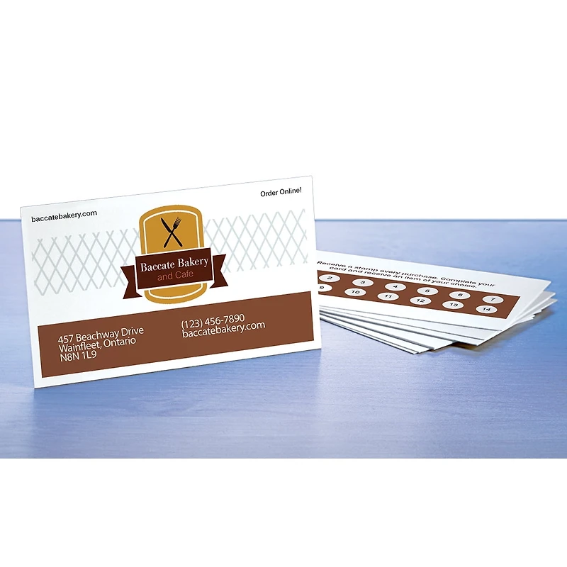 Avery Business Cards with Sure Feed Technology, Micro-Perforated, 2" x 3 ½" , for Laser and Inkjet Printers - 5371