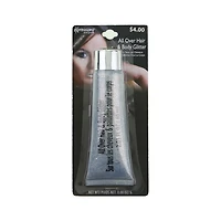 Halloween Expressions All Over Hair & Body Glitter - SILVER - 2.03 fl oz / 60 ml