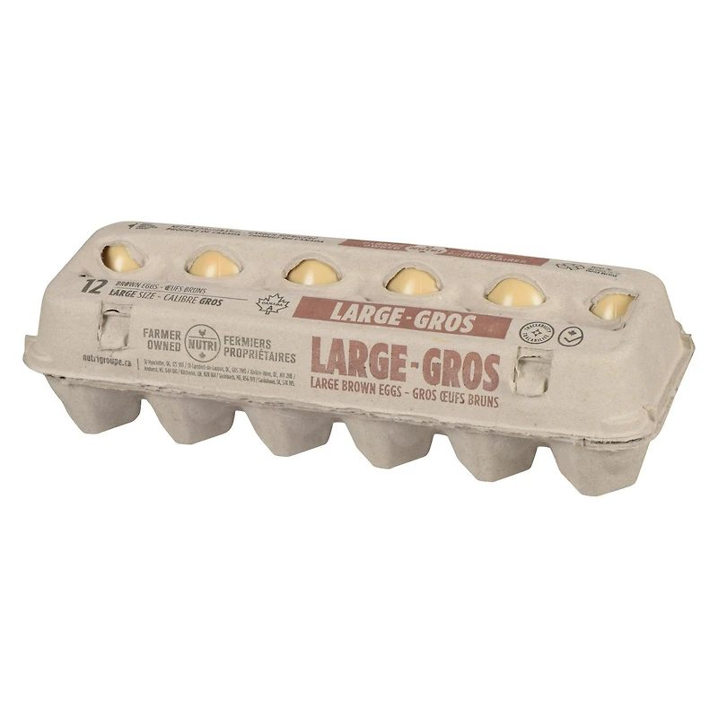 Nutri Gros Bruns 12 Œufs