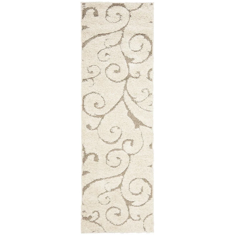 SAFAVIEH Florida Douglas Floral Vines Shag Area Rug