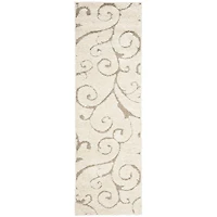SAFAVIEH Florida Douglas Floral Vines Shag Area Rug