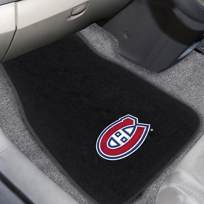 Fanmats NHL Canadiens Embroidered 2PC Car Mat