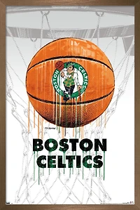 NBA Boston Celtics - Drip Ball 20 Wall Poster