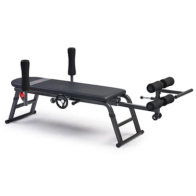 Sunny Health & Fitness Inversion Traction & Stretch Decompression Table - 400 LB Weight Capacity - for Lumbar Stretching, Lower Back Pain Relief, Improved Posture Correction, Rehab - SF-BH623052