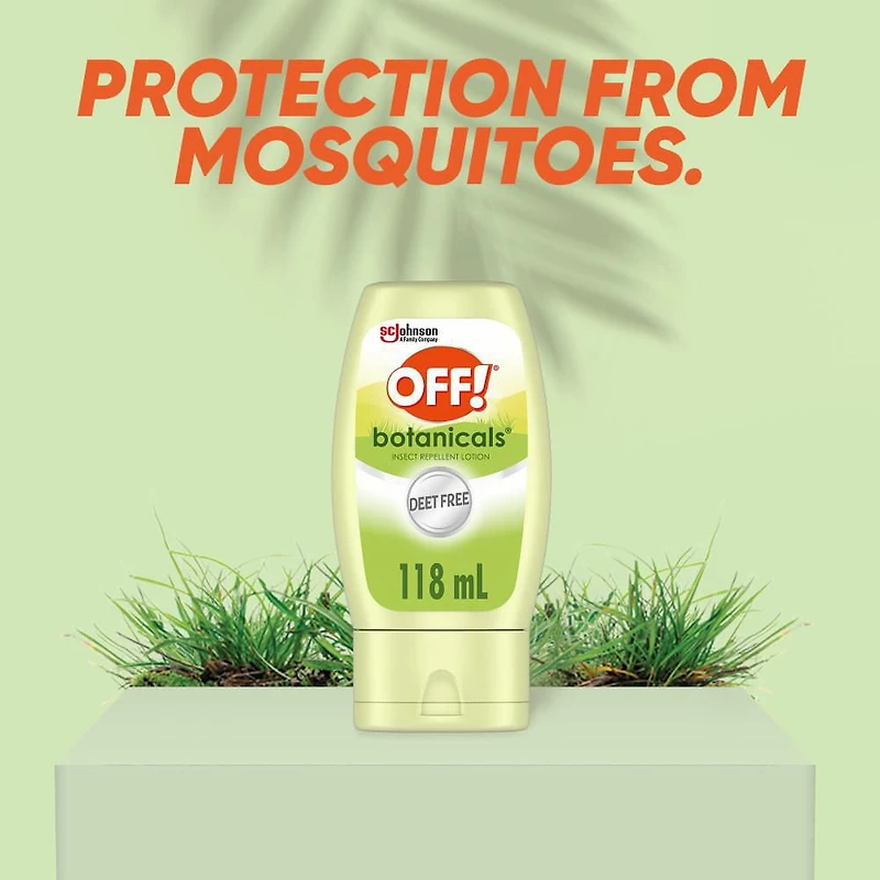 OFF! Lotion chasse-moustiques Botanique, sans Deet, format voyage 118 mL