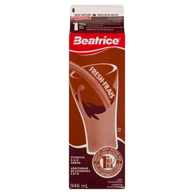 lait au chocolat beatrice 946ML