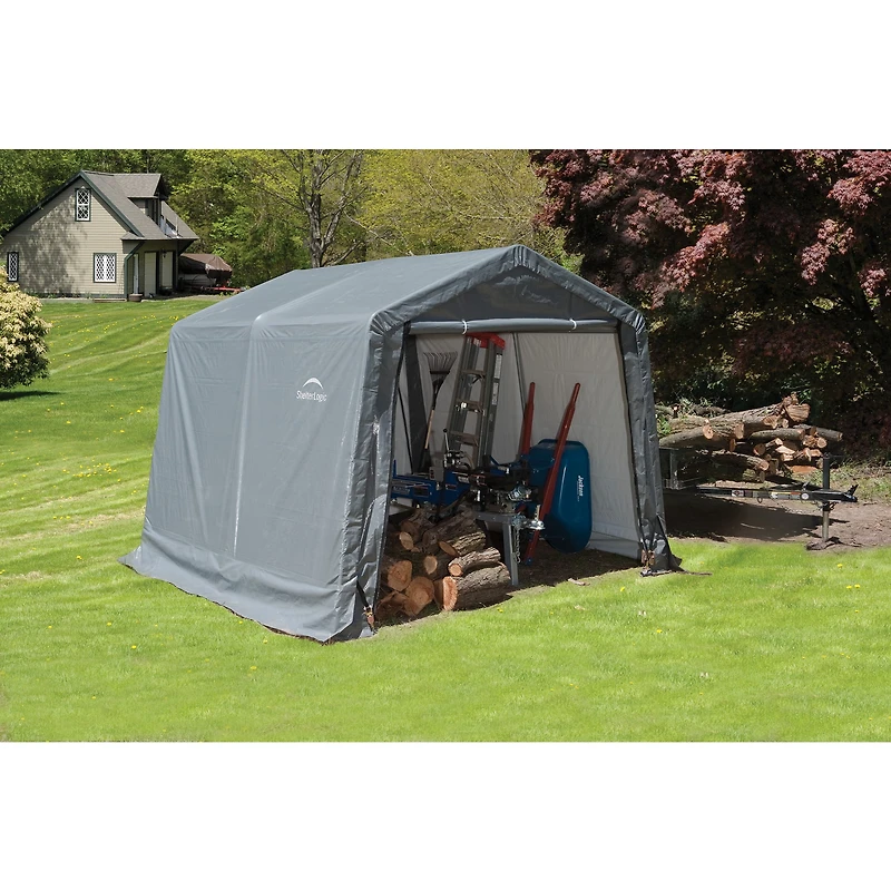 ShelterLogic Shed-in-a-Box 10 x 10 x 8 ft Grey Shed-in-a-Box