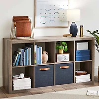 Better Homes & Gardens Organisateur à 8 Cubes, Gris Rustique
