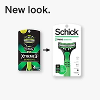 Rasoirs jetables pour hommes Schick Xtreme 3 pour peau sensible 4 rasoirs