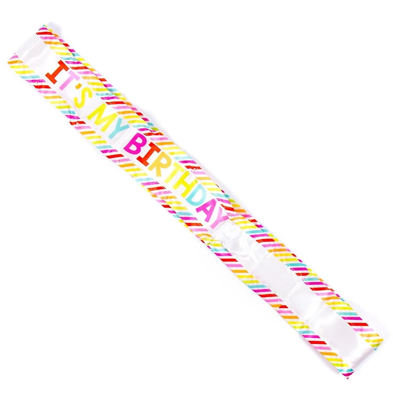Party-Eh! Écharpe Lumineuse “It’s My Birthday” Taille universelle