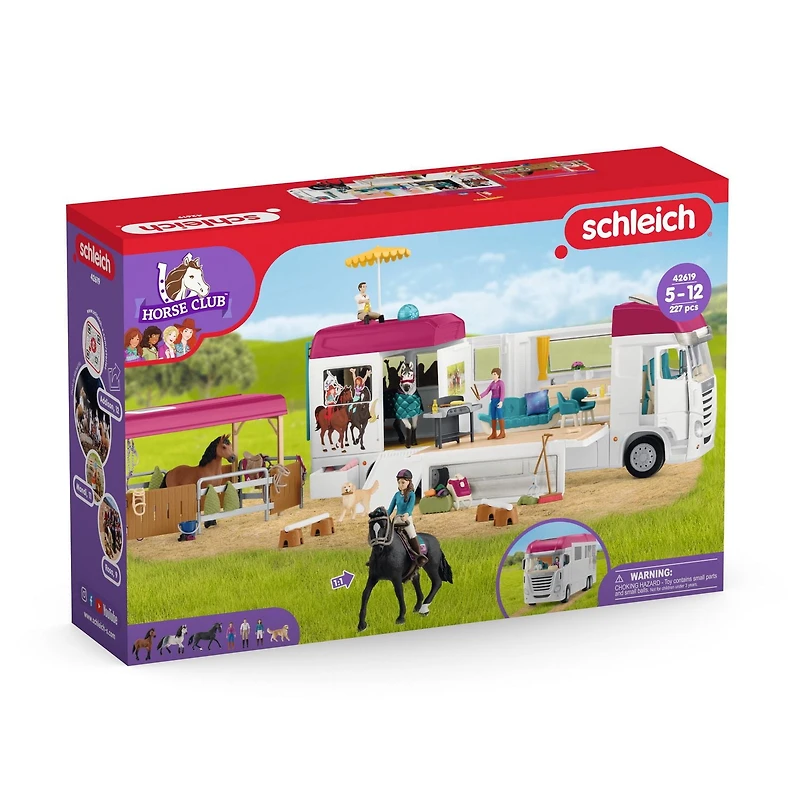 Schleich Camping-Car Equestre Ensemble de Jeu