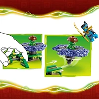 LEGO NINJAGO Nya vs. Mutation Monster Spinner Building Toy for Boys & Girls - Ninja Toy Figures & Playset for Kids, Ages 6+ - Includes 2 Minifigures for Pretend Play - Gift Idea for Birthdays - 71849