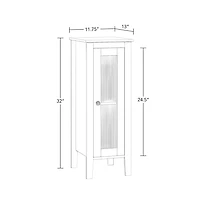 RiverRidge® Home Prescott Single Door Floor Cabinet - White