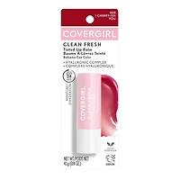 COVERGIRL Clean Fresh Baume à lèvres teinté, formulé avec de l'acide hyaluronique pour une hydratation 24h, 100 % végétalien et sans cruauté envers les animaux Baume à lèvres végan