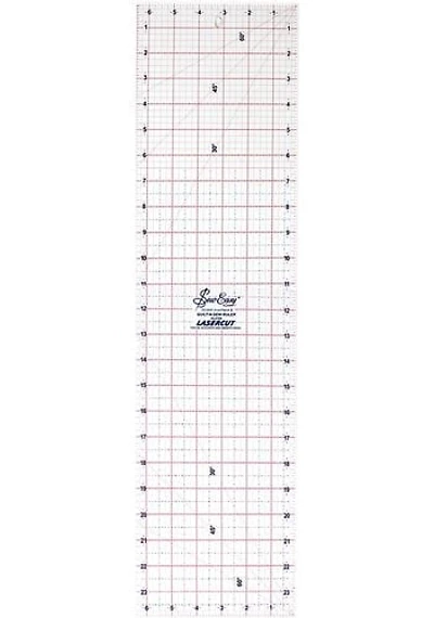 SEW EASY Quilting Ruler, 24" x 6½" (61 x 16.5 cm) for Rotary Cutting