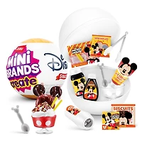 Mini Brands Create Disney Snacks Série 1 Capsule de ZURU, Mini objets de collection sous licence, emballage mystère aveugle, bricolage, artisanat, jeu de résine, nouveauté, collectionneurs, 8+