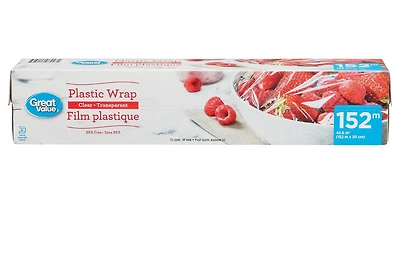 Film plastique transparent Great Value 152 mètres x 30 cm